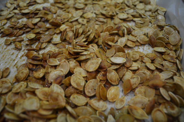 roasted pumpkin seeds